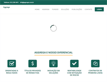 Tablet Screenshot of aggrega.com.br
